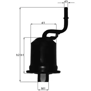Mahle KNECHT FILTER Filtre à carburant pour TOYOTA: Avensis (Ref: KL 246) pas cher