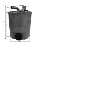 Mahle KNECHT FILTER Filtre à carburant pour MERCEDES-BENZ: Sprinter (Ref: KL 195) pas cher