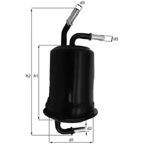 MAHLE KNECHT FILTER Filtre à carburant pour KIA: Shuma, Carens, Sephia (Ref: KL 487) pas cher