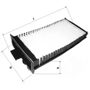 Comparateur de prix : Mahle KNECHT FILTER Filtre d'habitacle pour CITROËN: C5 (Ref: LA 127)