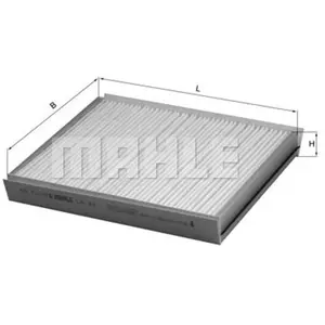 Filtre, air de l'habitacle LA 84 Mahle LA84 pas cher