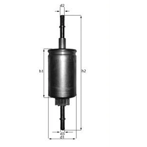 MAHLE KNECHT FILTER Filtre à carburant pour FORD: Fiesta, Fusion & MAZDA: 2 (Ref: KL 458) pas cher