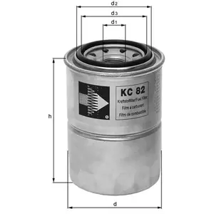 Mahle KNECHT FILTER Filtre à carburant pour MITSUBISHI: Shogun, Pajero, Montero (Ref: KC 208)
