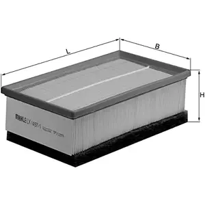 Mahle KNECHT FILTER Filtre à air pour PEUGEOT: 307, 308 & CITROËN: C4 (Ref: LX 1497/1)