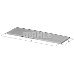 MAHLE LA 354 Filtre d'habitacle Filtre à particules pas cher