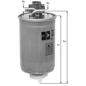 Mahle KNECHT FILTER Filtre à carburant pour AUDI: A2 (Ref: KL 197) pas cher