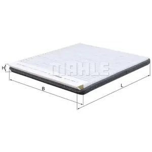 Filtre, air de l'habitacle LAK 40 Mahle LAK40 pas cher