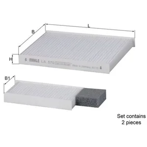 Comparateur de prix : Mahle KNECHT FILTER Filtre d'habitacle pour HYUNDAI: i30 & KIA: Ceed (Ref: LA 570/S)
