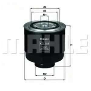 Mahle KNECHT FILTER Filtre à carburant pour MITSUBISHI: L200 (Ref: KC 388D) pas cher