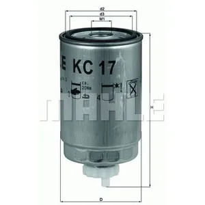 Knecht KC17D Filtre à carburant pas cher
