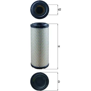MAHLE KNECHT FILTER Filtre à air (Ref: LX 2958) pas cher