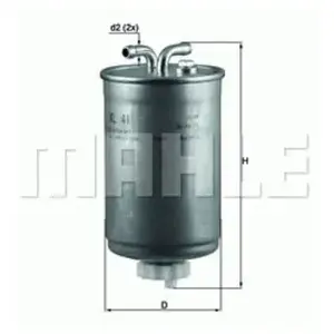 Knecht Filtre à carburant KL 41 Mahle KL41 pas cher
