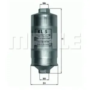 Filtre à carburant MAHLE ORIGINAL KL 5 pas cher