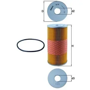 Mahle KNECHT FILTER Filtre à huile (Ref: OX 55D) pas cher