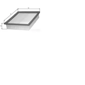 Mahle KNECHT FILTER Filtre à air pour OPEL: Omega (Ref: LX 432) pas cher