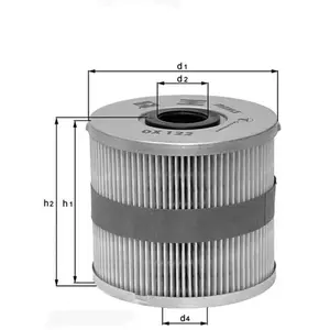 Mahle KNECHT FILTER Filtre à huile pour BMW: Série 5 & BERTONE: Freeclimber (Ref: OX 72D) pas cher