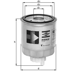 Knecht Filtre à carburant KC 76 Mahle KC76 pas cher