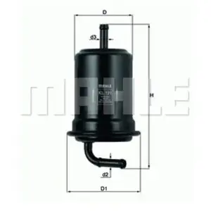 Mahle KNECHT FILTER Filtre à carburant pour MAZDA: Xedos, MX6, 626 (Ref: KL 121) pas cher