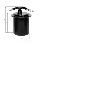 MAHLE KNECHT FILTER Filtre à carburant pour SUBARU: Legacy, Impreza, Forester, SVX (Ref: KL 134) pas cher