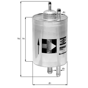 Mahle KNECHT FILTER Filtre à carburant pour MERCEDES-BENZ: Vaneo, Classe A (Ref: KL 87)