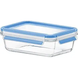 Comparateur de prix : Emsa 516244 clip and close verre, rectangulaire, 0,75 l
