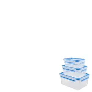 Comparateur de prix : Emsa - lot de 3 boîtes alimentaires plastique 0.55l, 1l et 2,3l - 508566 TU