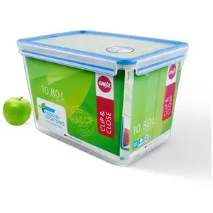 Comparateur de prix : Boîte clip & close 3D rectangulaire 10.8L - EMSA - Blanc - Contemporain - Design