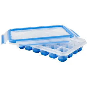 Emsa 517389 Boîte à Glaçons, Plastique, Bleu, 22,5 x 16,3 x 5,8cm pas cher