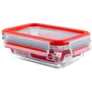 Comparateur de prix : Emsa 513918 clip&close verre boîte alimentaire rectangulaire transpare...
