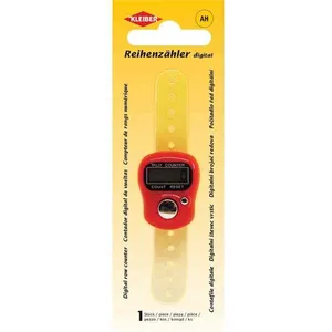 Kleiber + Co. GmbH Compteur numérique de rangées, Plastique, Rouge, 10,5 x 2,8 cm pas cher