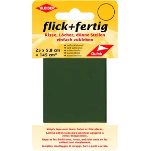 Kleiber 43085 Flick + fertig Kit de réparation Autocollant en Nylon Olive 25 x 6 x 0,02 cm