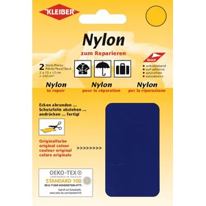 Kleiber Patchs nylon imperméables autocollants, Bleu foncé