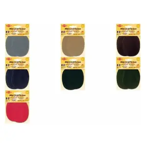 Kleiber Mini patch thermocollant - Fin velours côtelé, bleu