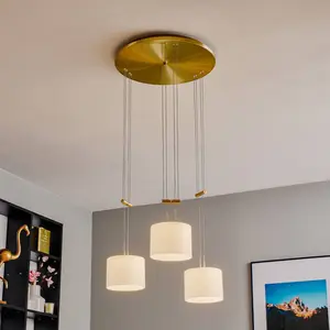 BANKAMP Grazia suspension ZigBee 3l ronde laiton pas cher