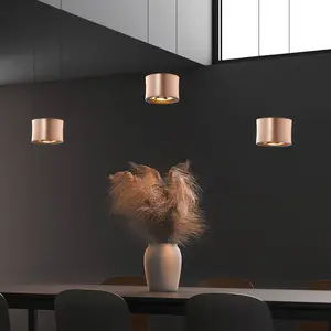 BANKAMP Impulse suspension LED 3 lampes doré rosé