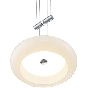 BANKAMP Centa suspension à 2 lampes nickel