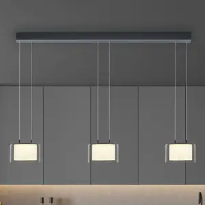 BANKAMP Grand Suspension LED à 3 sources lumineuses, 2216/3-39,Vendu parluminaire