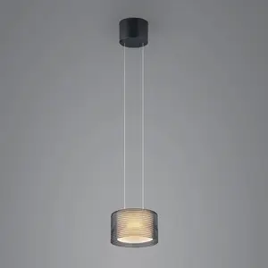 BANKAMP Grand Groove Suspension LED à 1 lampe pas cher