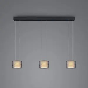 BANKAMP Grand Groove Suspension LED à 3 lampesVendu parluminaire