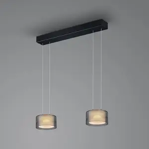 BANKAMP Grand Groove Suspension LED à 2 lampes