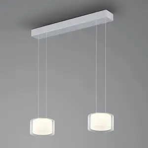 BANKAMP Grand Clear Suspension LED à 2 lampesVendu parluminaire