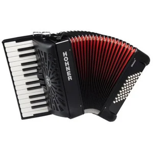Comparateur de prix : Hohner Bravo II 48 Accordéon à touches Black