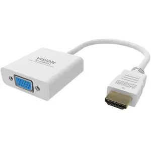 Comparateur de prix : Tc-hdmivga - hdmi - vga - Male connector / Female connector - Blanc - Vision