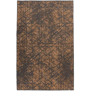 Novatrend Tapis de salon moderne marron 120x170 cm