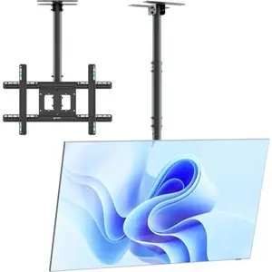 ZVVN Support TV Plafond 32 80 Bras Télescopique Charge 68.2 kg VESA 10... pas cher