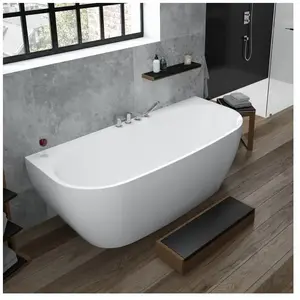 Comparateur de prix : Hoesch iSENSI Baignoire semi-îlot, avec tablier, 3818.010,