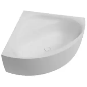 Hoesch iSENSI Baignoire d’angle, avec tablier, 3896.010,