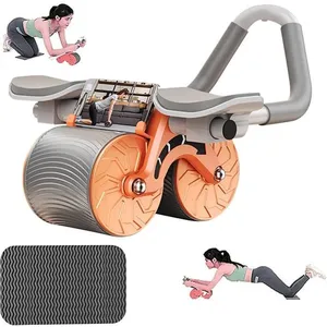 Ensemble De Roues Pour Abdominaux - Rebond Automatique - Blanc