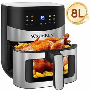 Friteuse sans huile 8 L 1900W - 8 programmes - Airfryer WSZMREN Avec É... pas cher