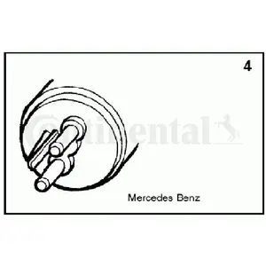 VDO Pompe d'eau de nettoyage, nettoyage des vitres 246082005002Z